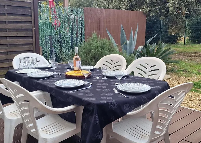 Magnifique Maison Familiale Au Mas Des Vignes F4 Tres Bien Equipee Dans De Privee Ideale Jusqu'a 8pers Terrasse, Clim, Grande Piscine D'ete Et Piscine Chauffee L'hiver Parking Privatif Gratuit Dom wakacyjny